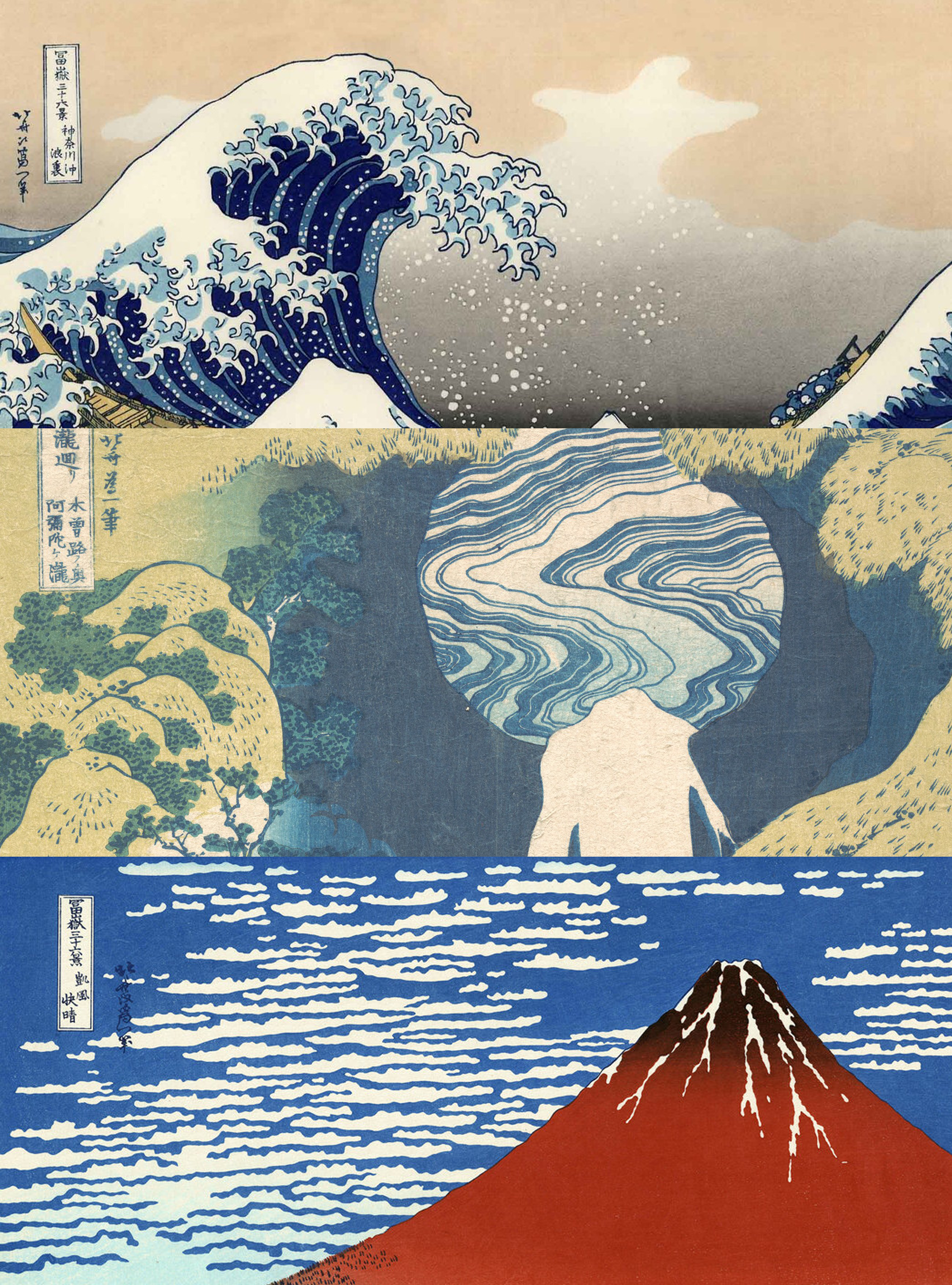 Katsushika Hokusai 3-Pack